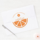 Sticker Rond Marmelade d'orange (Enveloppe)