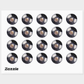Sticker Rond Marmoset Monkey (Feuille)