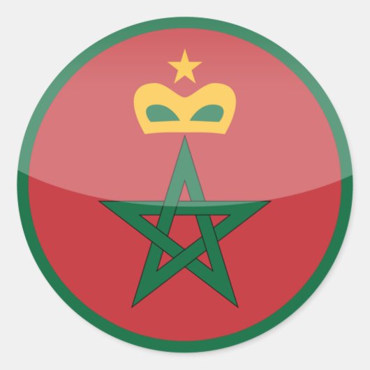 Sticker Rond maroc (Devant)