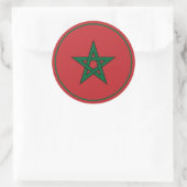 Sticker Rond maroc classique collant rond (Sac)
