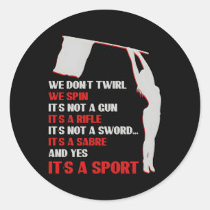 Sticker Rond Marquage de bande Color Guard