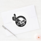 Sticker Rond Marque de l'histoire de froid incrémentielle (Enveloppe)