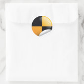 Sticker Rond Marque de test d'écrasement (Sac)