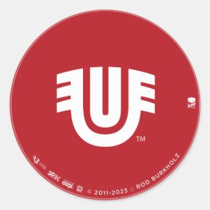 Sticker Rond Marque indigène de la tribu Ute