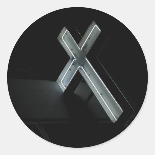 Sticker Rond marque le point (Devant)