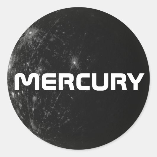 Sticker Rond Marque Mercury (Devant)
