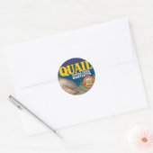 Sticker Rond Marque Quail Contra Costa Bartletts (Enveloppe)