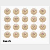 Sticker Rond Marque Soap Sparkle (Feuille)