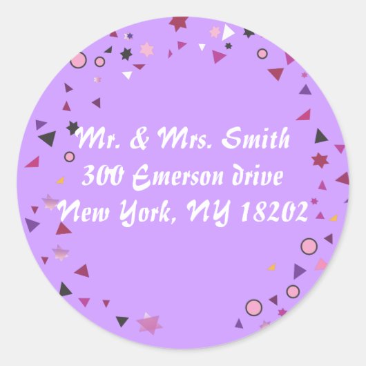 Sticker Rond Marques Abstrait Arbre de la vie REPONSE RETOURNER (Devant)