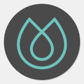 Sticker Rond Marques activées (Devant)