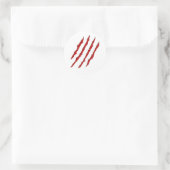Sticker Rond Marques d'agneau (Sac)