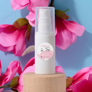 Sticker Rond Marqueur Lashes Brow Black Rose Lash Glue