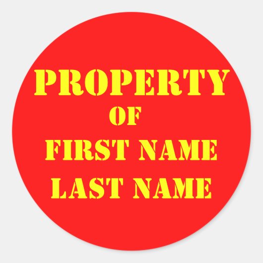 STICKER ROND MARQUEZ VOTRE "STUFF" (Devant)