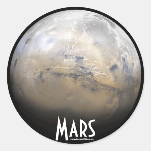 Sticker Rond Mars (Devant)