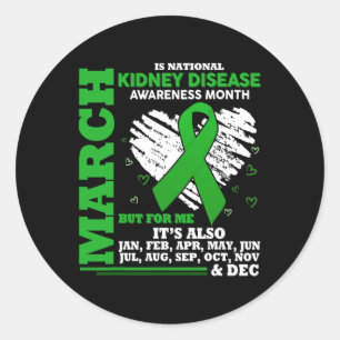 Sticker Rond Mars Est Le Mois National De Sensibilisation Aux M