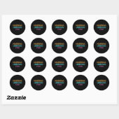 Sticker Rond Marsha Linehan Fan (Feuille)