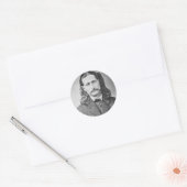 Sticker Rond Marshal Wild Bill Hickok Old West Gunfighter (Enveloppe)
