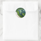 Sticker Rond Marshland Elegance (Sac)