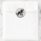 Sticker Rond Marsupial - J'aime les diables de Tasmanie - Faune (Sac)