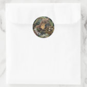 Sticker Rond Marten européen (Sac)