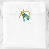 Sticker Rond Martian Manhunter Soit (Sac)
