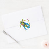 Sticker Rond Martian Manhunter Soit (Enveloppe)