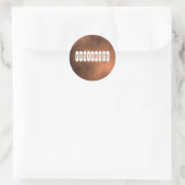 Sticker Rond Martian Sand Storm - Modèle (Sac)