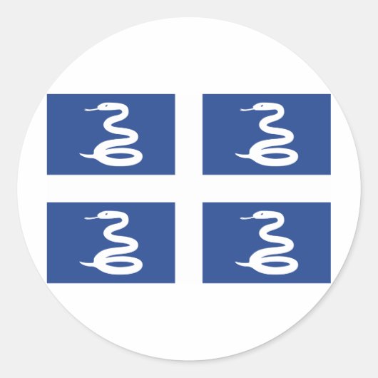 Sticker Rond Martinique/Martinique (Devant)