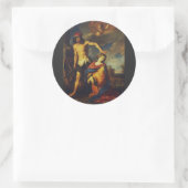 Sticker Rond Martyre de Sainte Catherine Collection de Beaux-Ar (Sac)