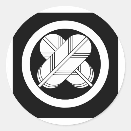 Sticker Rond Maru chigai taka, Japon (Devant)