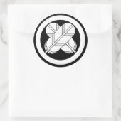 Sticker Rond Maru Chigai Takanoha Kamon (Sac)