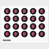 Sticker Rond Marvel Spider-man Cœurs Saint-Valentin (Feuille)
