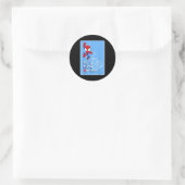 Sticker Rond Marvel Spider-man Restons Ensemble Saint-Valentin  (Sac)