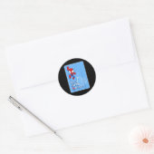 Sticker Rond Marvel Spider-man Restons Ensemble Saint-Valentin  (Enveloppe)