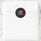 Sticker Rond Marvel Spider-man Spidey Cœurs Saint-Valentin (Sac)