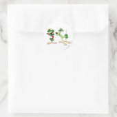 Sticker Rond MARVIN LE MARTIEN™ et K-9 (Sac)