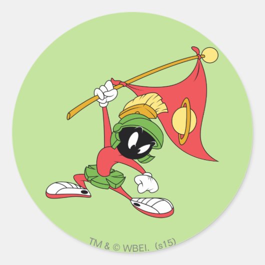 STICKER ROND MARVIN THE MARTIAN™ (Devant)