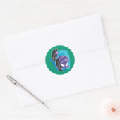 Sticker Rond MARVIN THE MARTIAN™ Expressive 14 (Enveloppe)