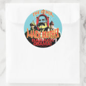 Sticker Rond Marx Brother anti Obama (Sac)