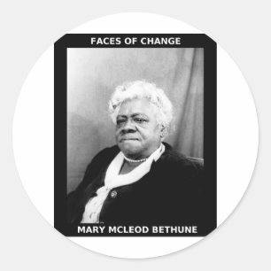 Sticker Rond Mary McLeod Bethune