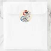 Sticker Rond Mascarade (Sac)
