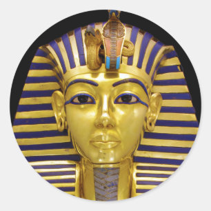 Sticker Rond Mask d'Egyptian