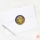 Sticker Rond Mask d'Egyptian (Enveloppe)