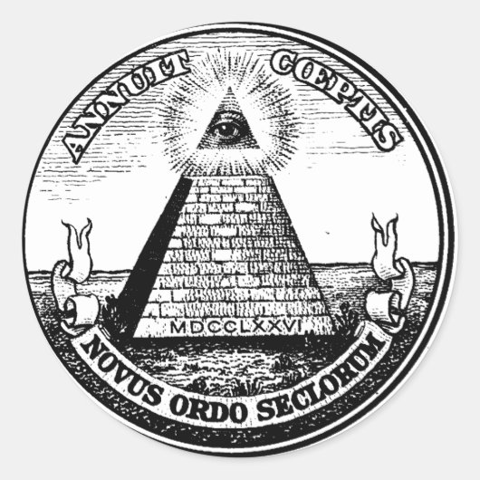Sticker Rond masonique (Devant)