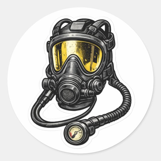 Sticker Rond Masque ARI (Devant)
