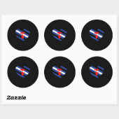 Sticker Rond Masque Fierté (Feuille)
