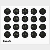 Sticker Rond Masquer Et Chercher Champion Funny Bigfoot Sasquat (Feuille)