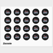Sticker Rond Massage de spa Massage (Feuille)