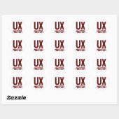 Sticker Rond Master UX (Feuille)