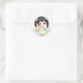 Sticker Rond Matcha (Sac)